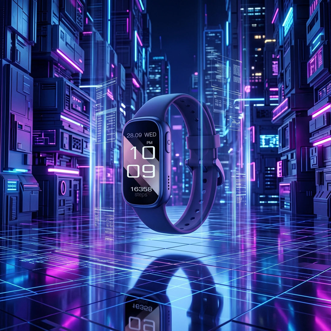 Fitness Smartwatch with IP68 Water Resistance, LCD Display and 7 Day Battery