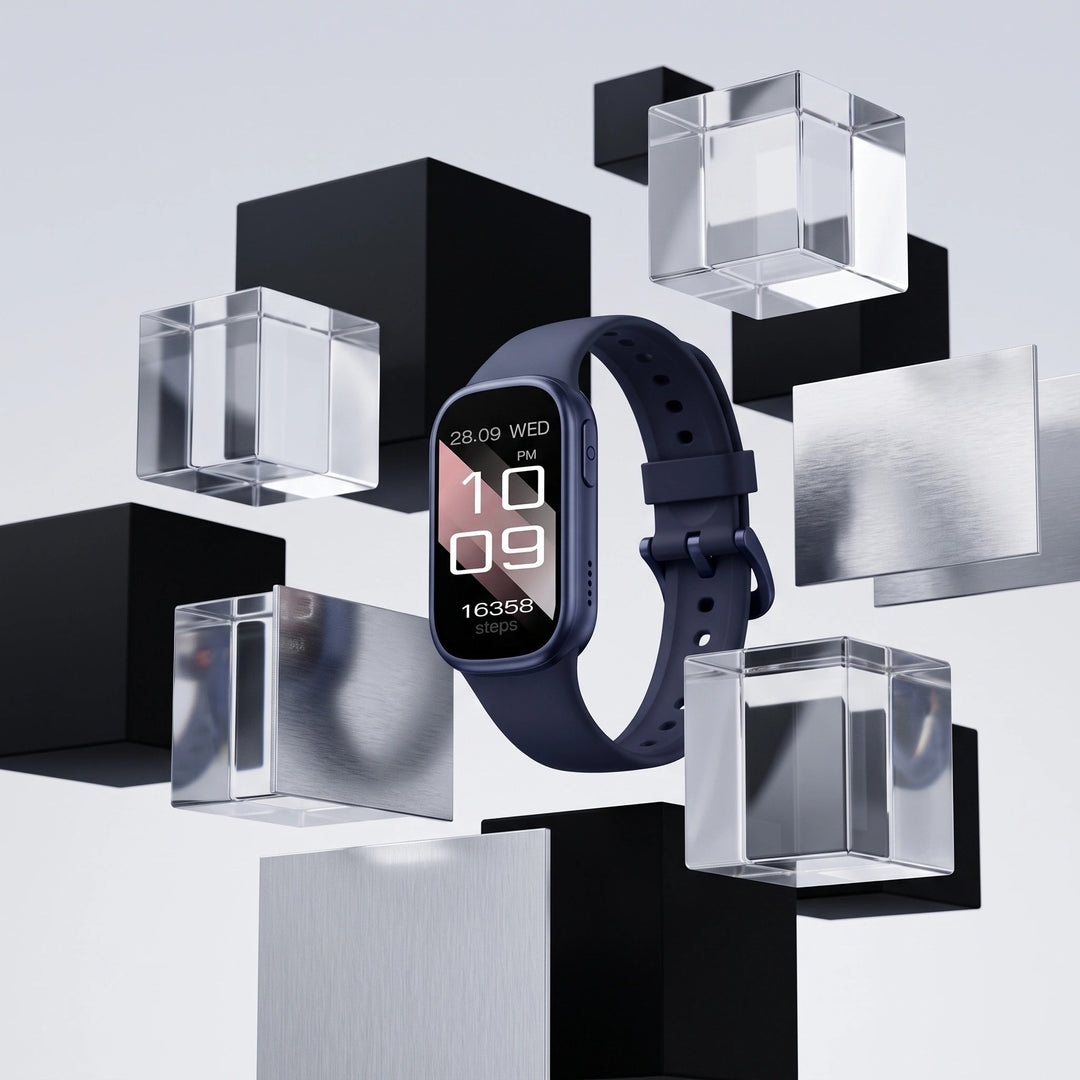 Fitness Smartwatch with IP68 Water Resistance, LCD Display and 7 Day Battery