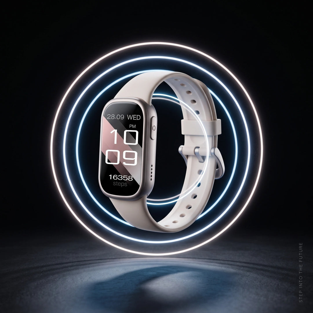 Fitness Smartwatch with IP68 Water Resistance, LCD Display and 7 Day Battery