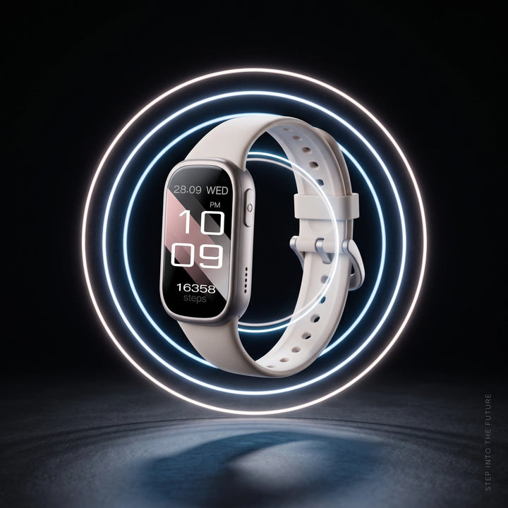 Fitness Smartwatch with IP68 Water Resistance, LCD Display and 7 Day Battery