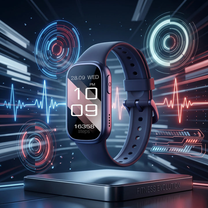 Fitness Smartwatch with IP68 Water Resistance, LCD Display and 7 Day Battery