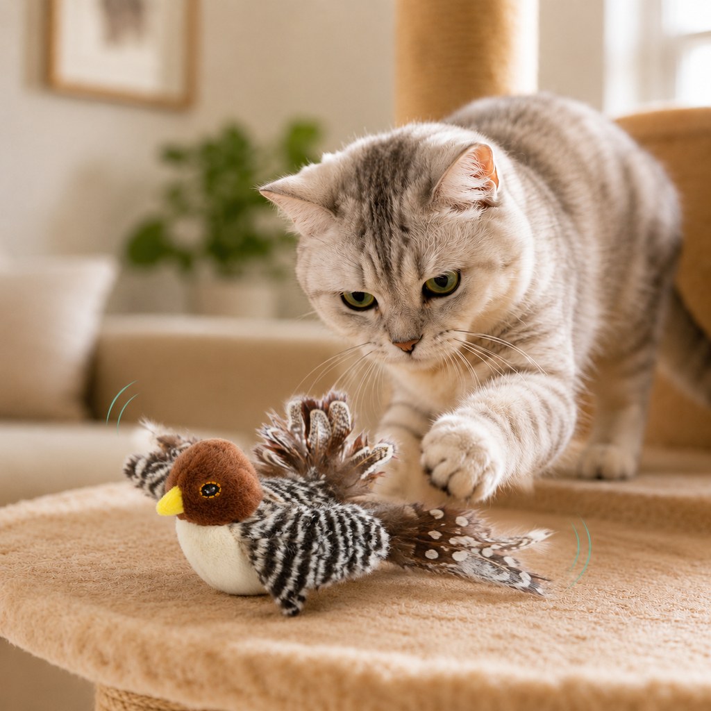 Rechargeable Interactive Cat Toy