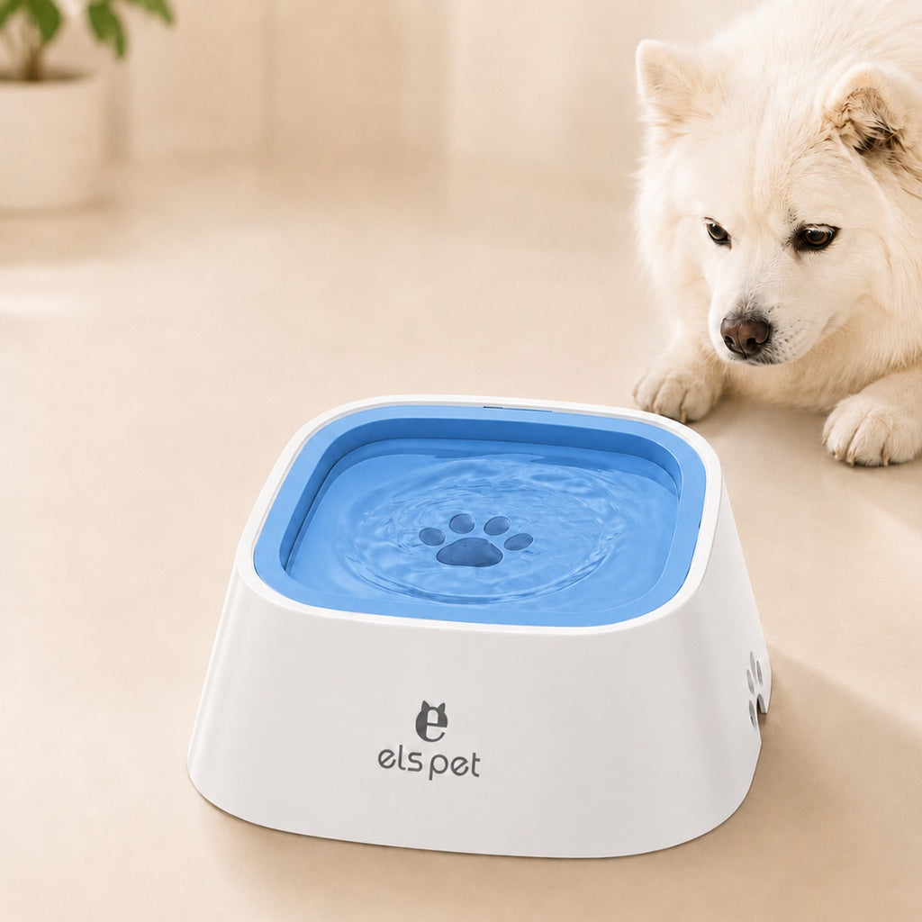 Floating Pet Water Bowl for Home & Car | Less Splash, Cleaner Floors
