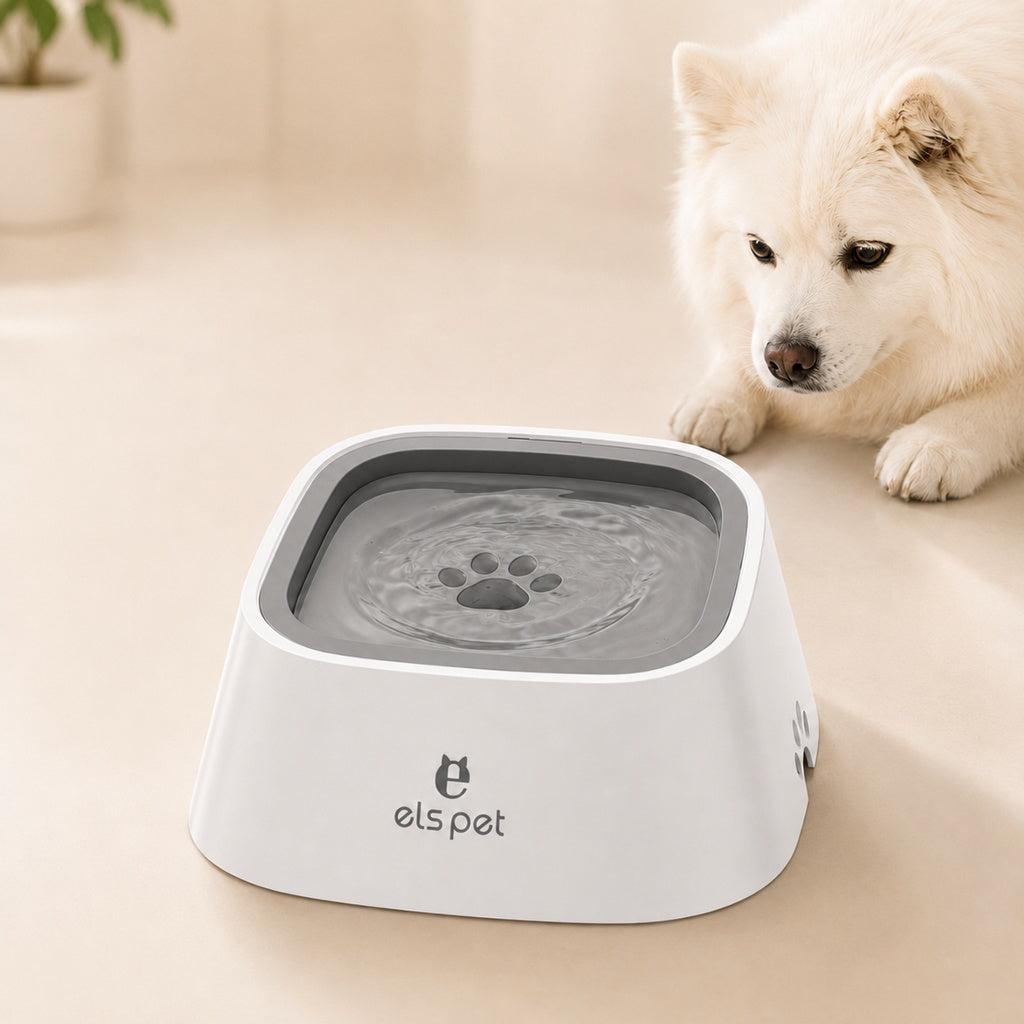 Floating Pet Water Bowl for Home & Car | Less Splash, Cleaner Floors