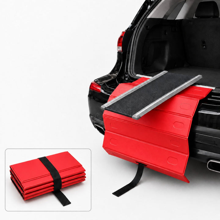 Foldable Pet Ramp Bumper Protector Mat for SUVs