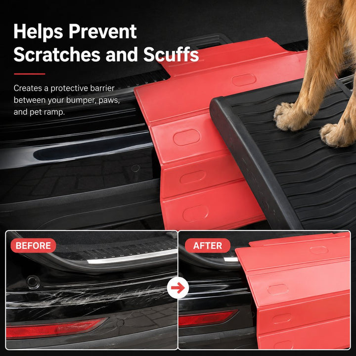 Foldable Pet Ramp Bumper Protector Mat for SUVs