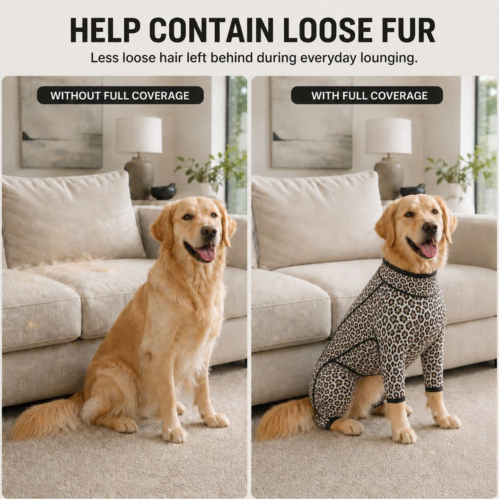 Four-Leg Full-Body Dog Jumpsuit for Home & Outdoor Wear