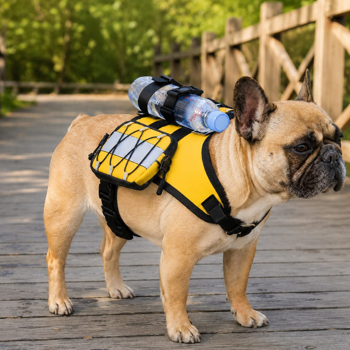 Frenchie Tactical Dog Vest Backpack for Daily Walks