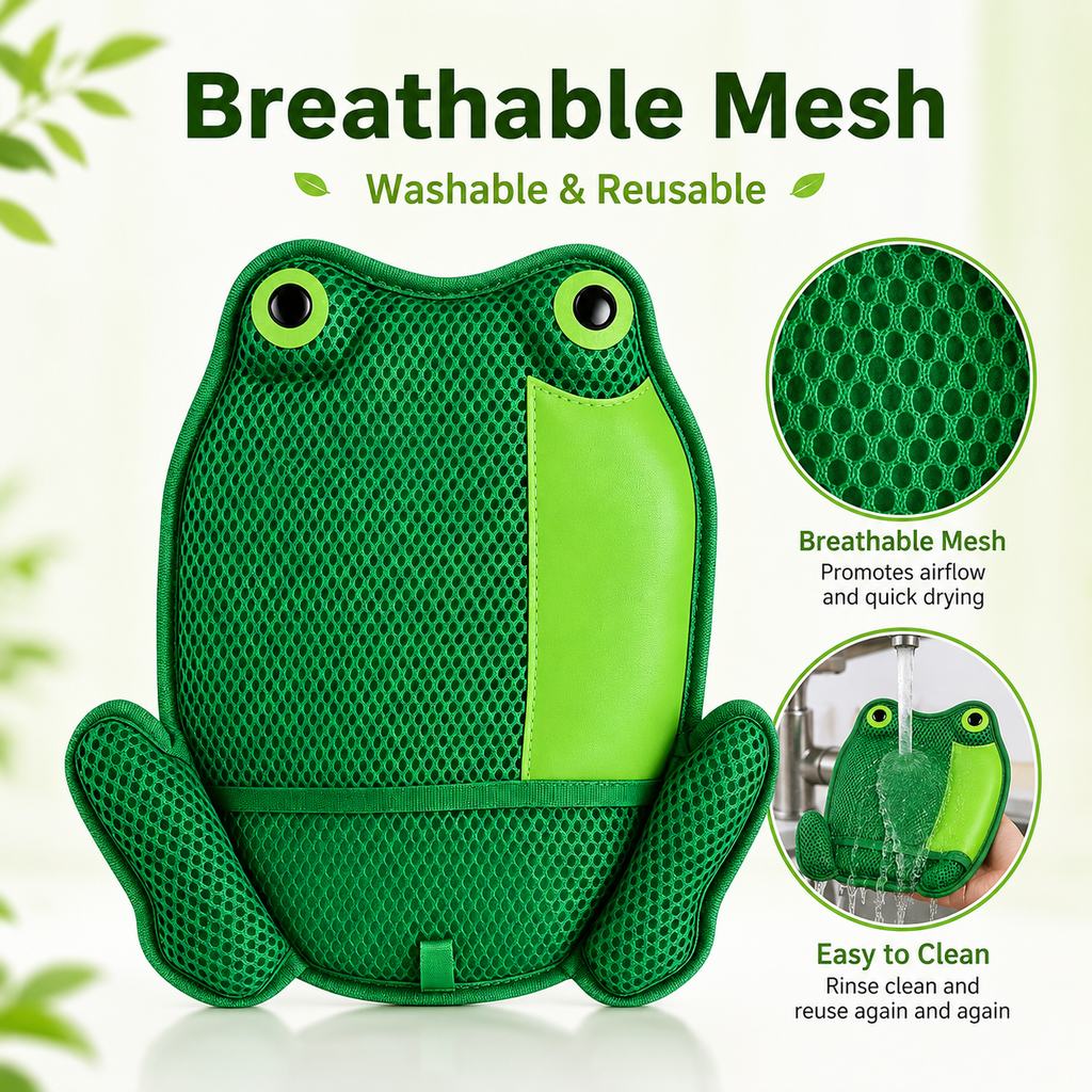 Froggy Pet Hair Removal Grooming Mitt for Cats & Dogs