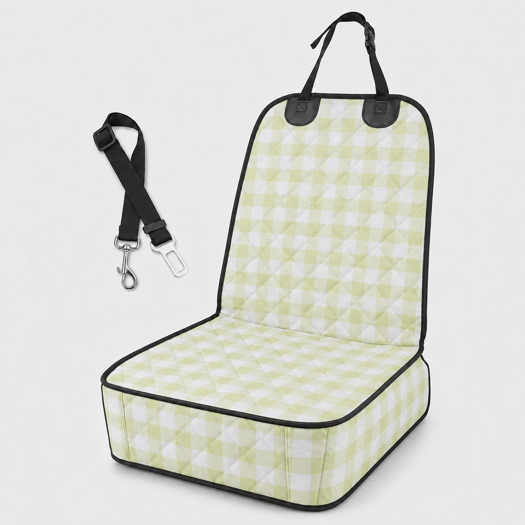 Front Seat Pet Car Seat Cover with Seat Belt Tether | Passenger Seat Protector