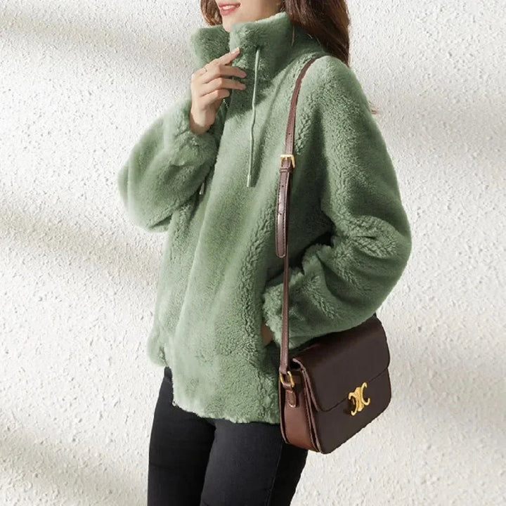 Women's Zip-Through Fleece-Lined Jacket for Cold Weather, image 15