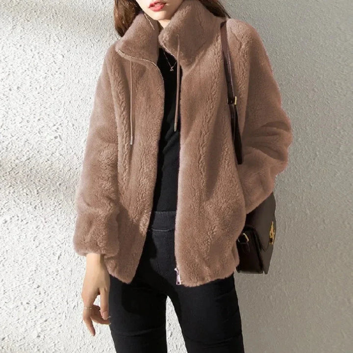 Women's Zip-Through Fleece-Lined Jacket for Cold Weather, image 10