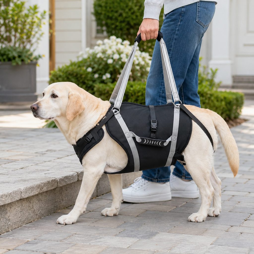 Full-Body Dog Lift Support Harness for Large Senior Dogs | Easier Stairs, Standing & Car Entry