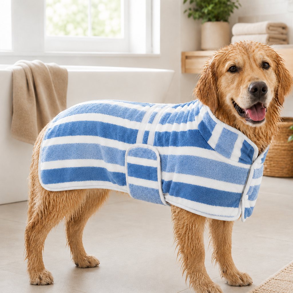 Wearable Microfiber Dog Drying Towel