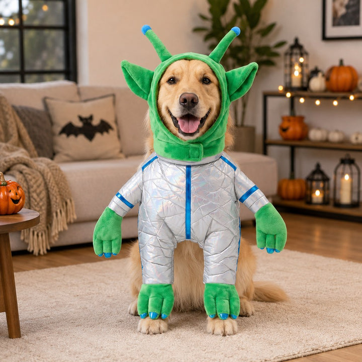 Green Alien Pet Costume for Dogs & Cats