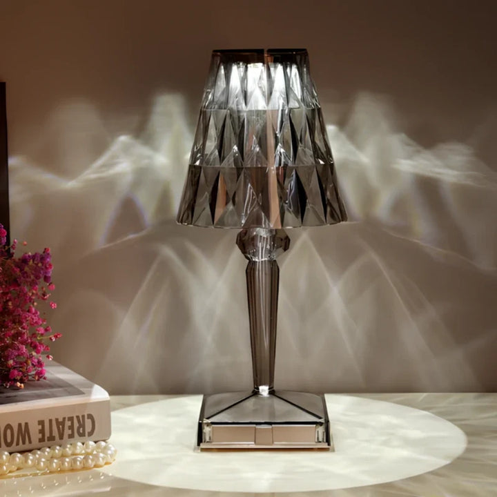 Sparkling Crystal Lamp | Touch-Sensitive Control, Rechargeable