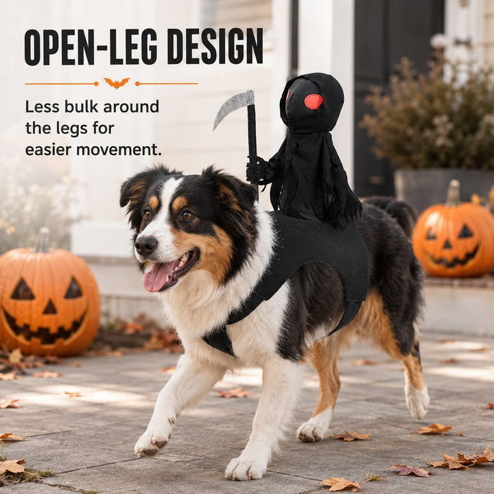 Grim Reaper Rider Pet Costume