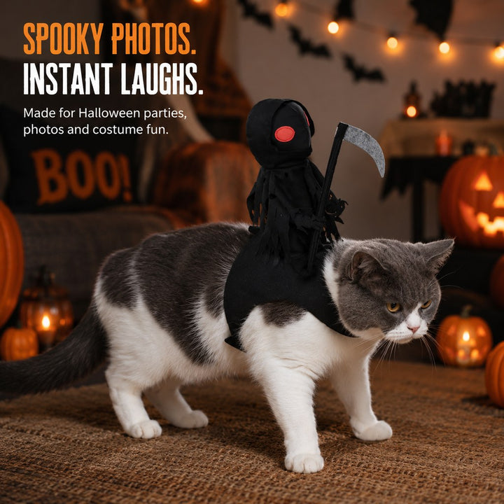 Grim Reaper Rider Pet Costume