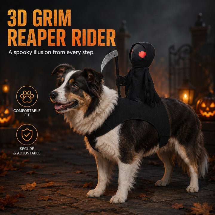 Grim Reaper Rider Pet Costume