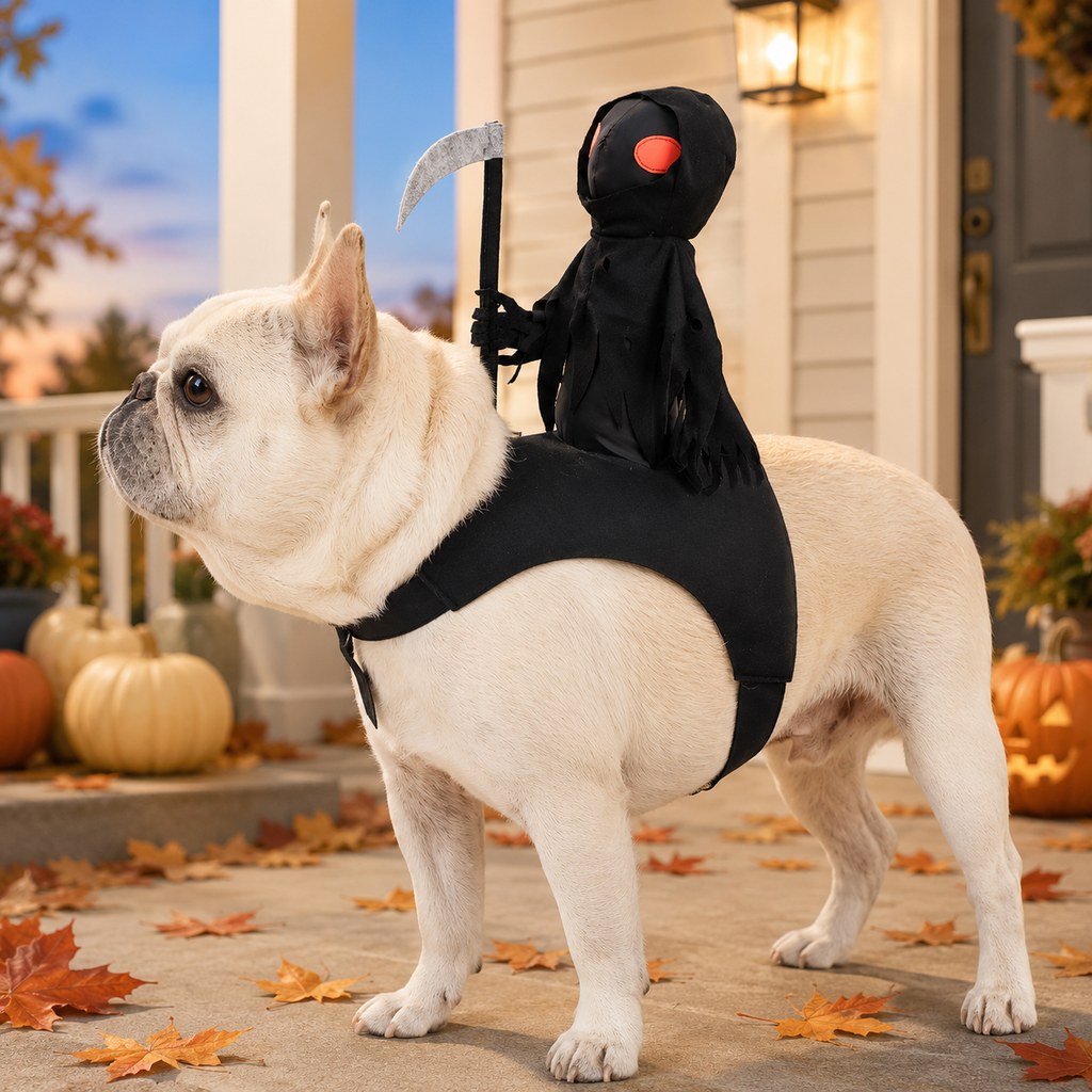 Grim Reaper Rider Pet Costume
