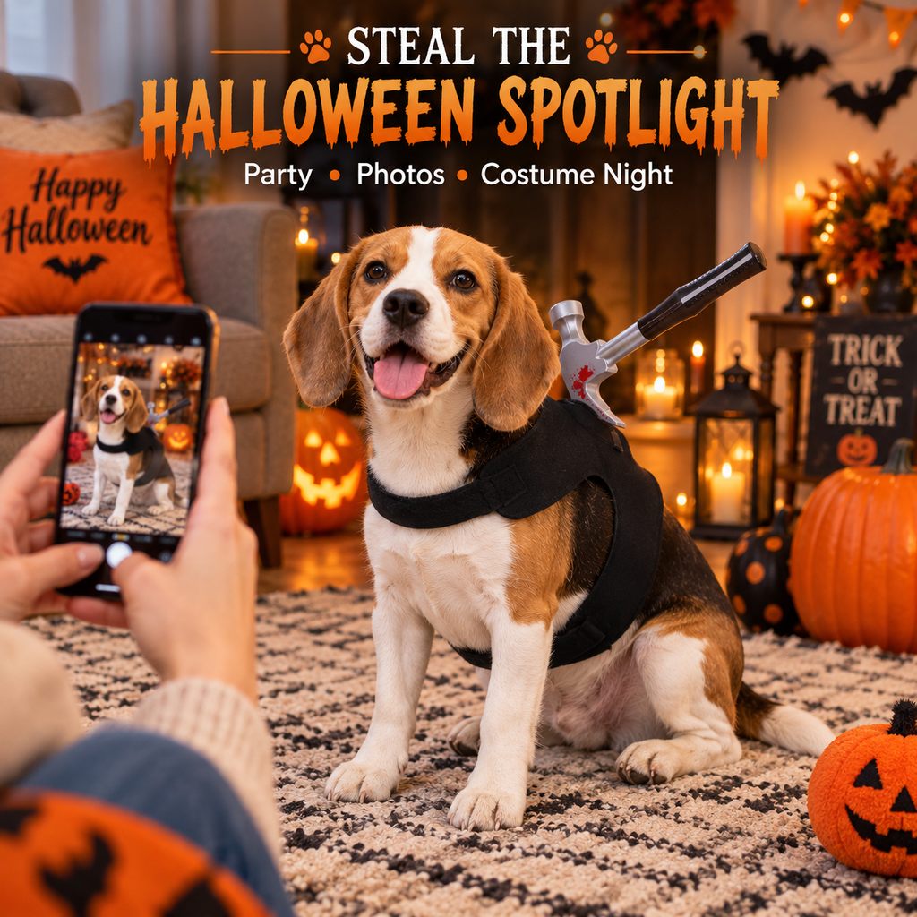 Halloween Horror Prop Dog Costume Harness