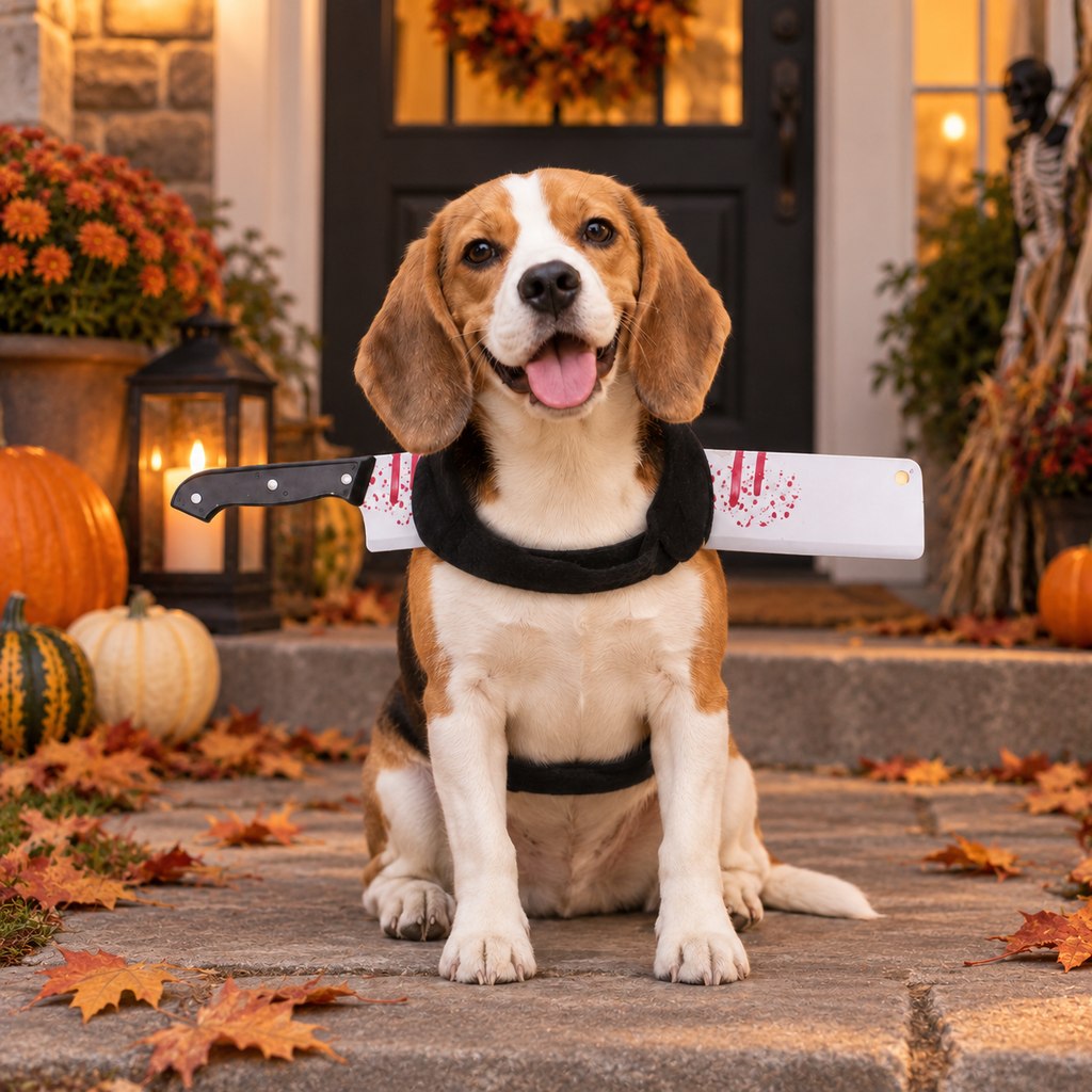 Halloween Horror Prop Dog Costume Harness