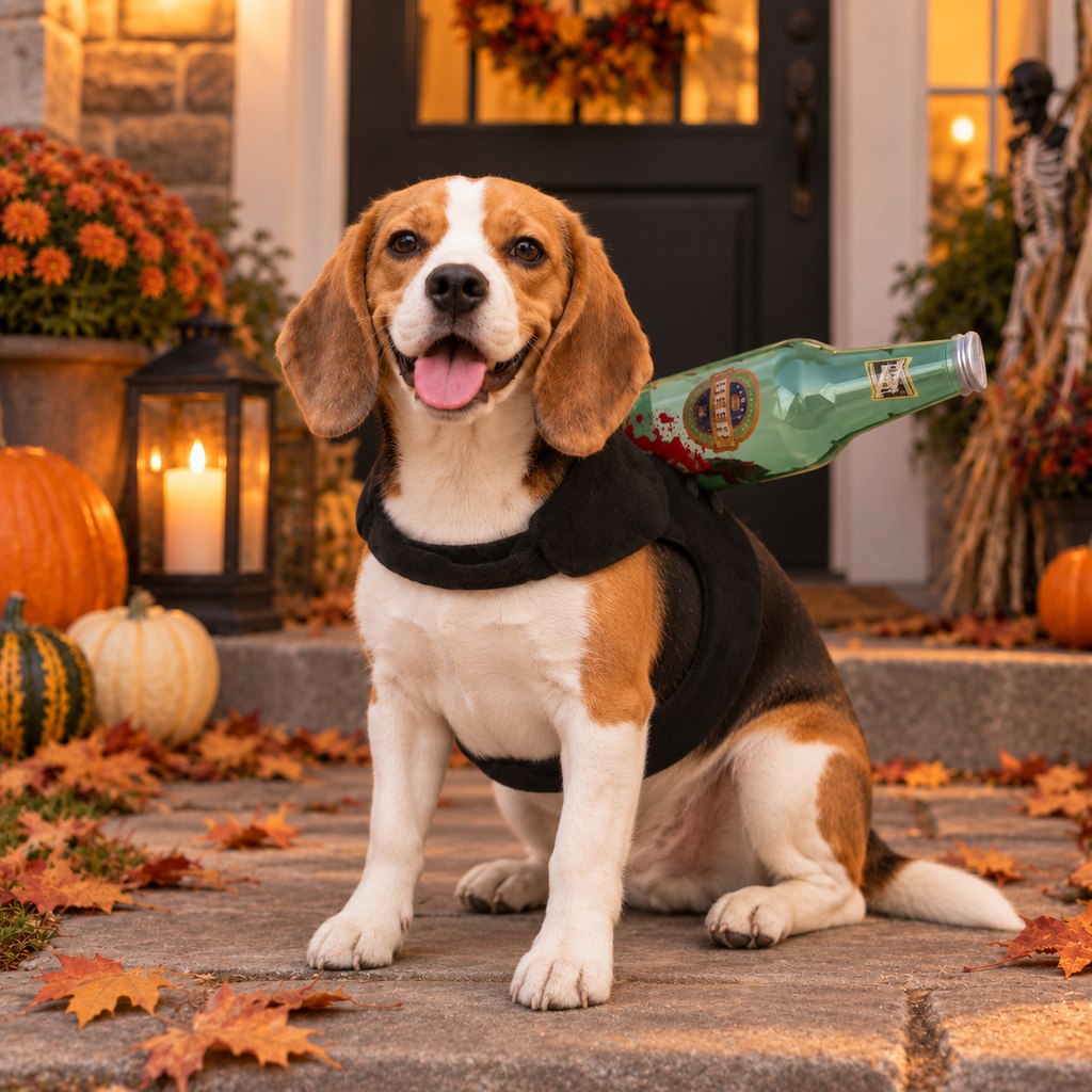 Halloween Horror Prop Dog Costume Harness