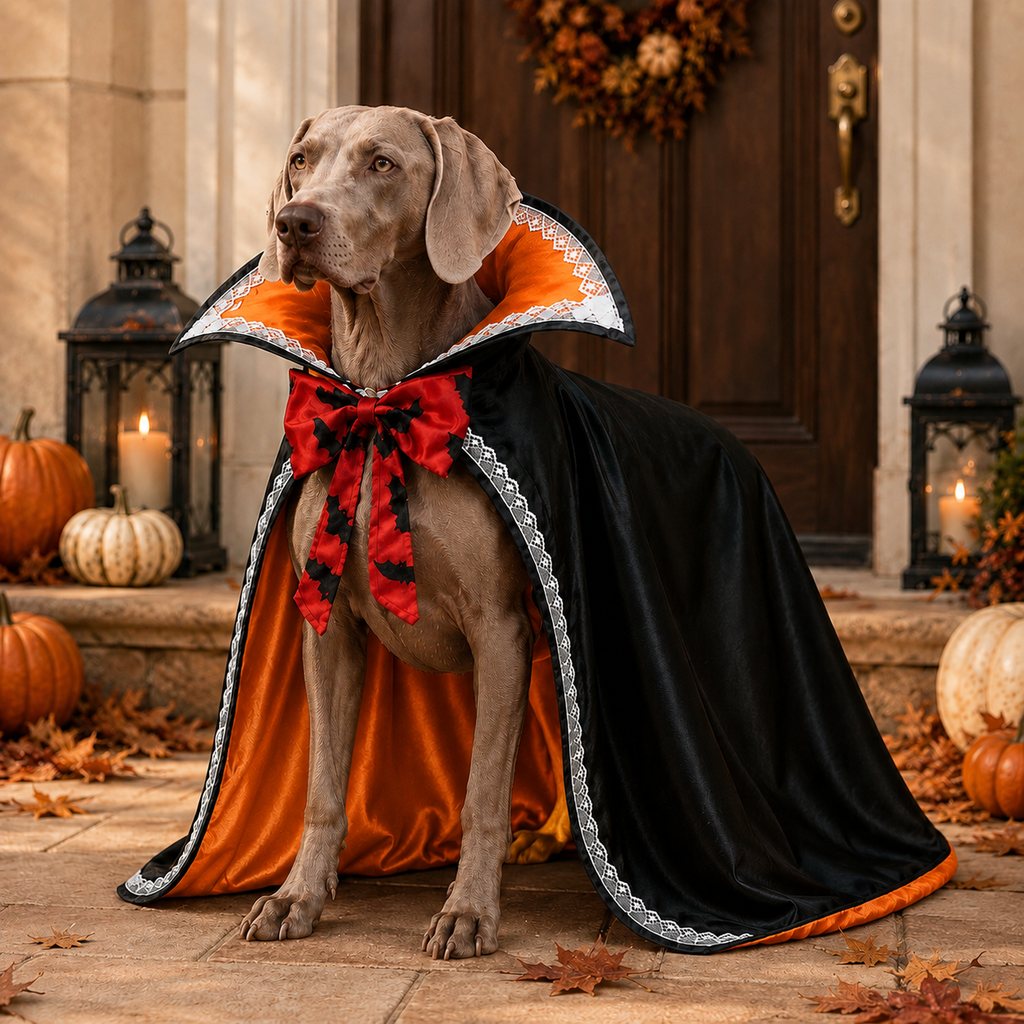 Halloween Vampire Dog Cape Costume