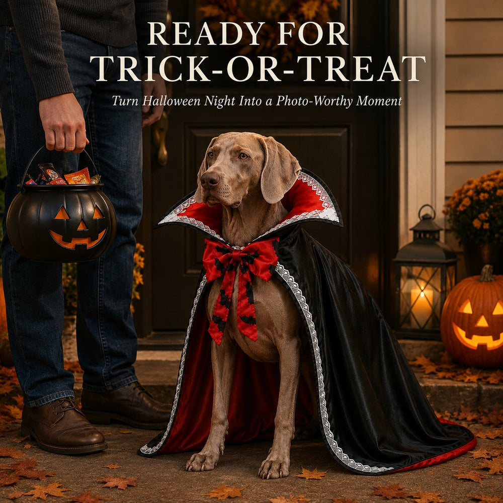 Halloween Vampire Dog Cape Costume