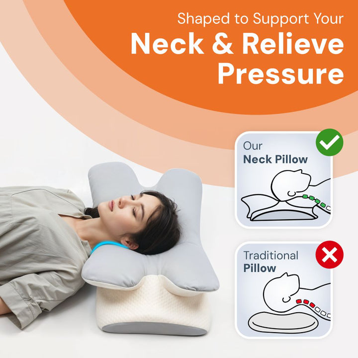 Halo Cervical Pillow - Ice Silk Cover