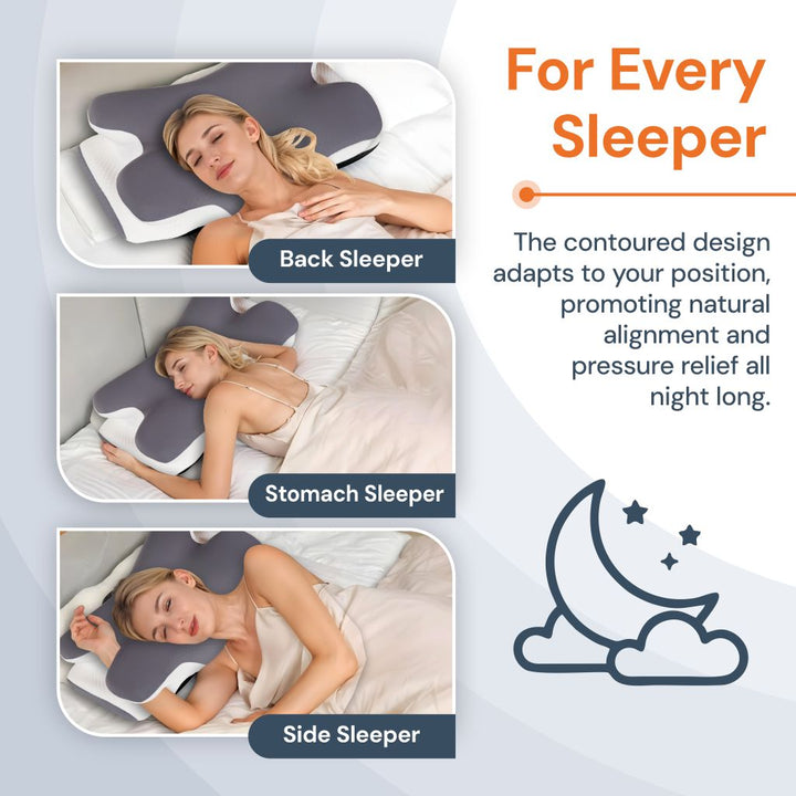Halo Cervical Pillow - Ice Silk Cover