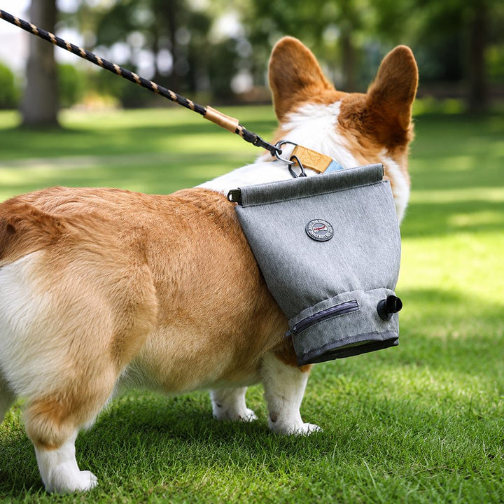 Dog Poop Bag Holder for Walks | Carry Used Waste Bags Hands-Free Until the Next Trash Can