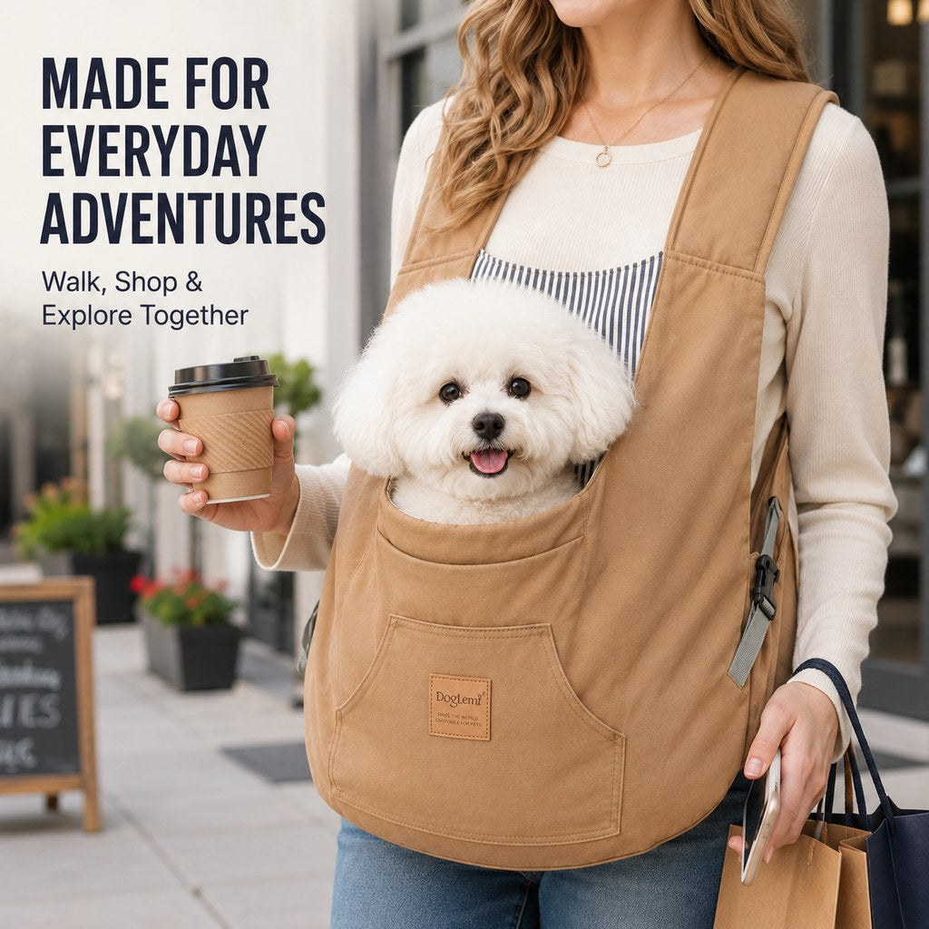 Hands-Free Front Pet Carrier for Small Dogs & Cats