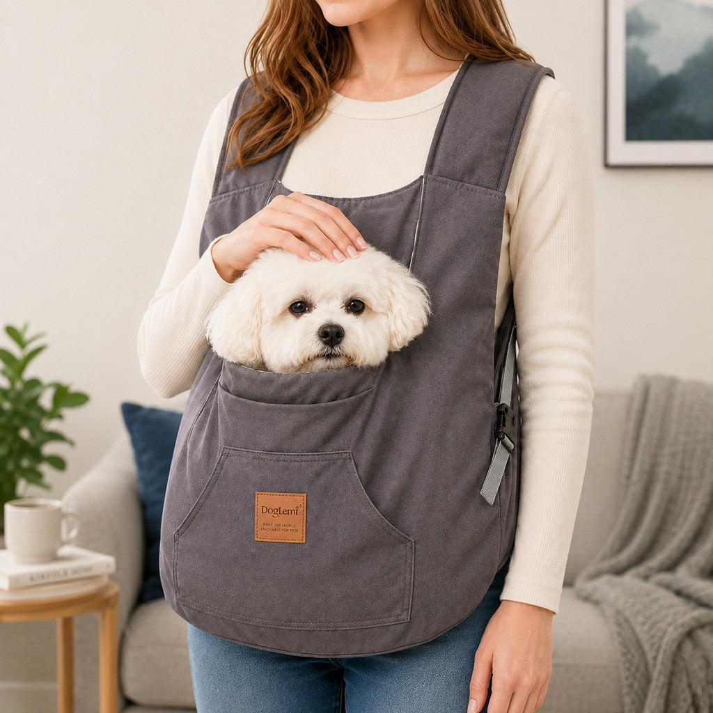 Hands-Free Front Pet Carrier for Small Dogs & Cats
