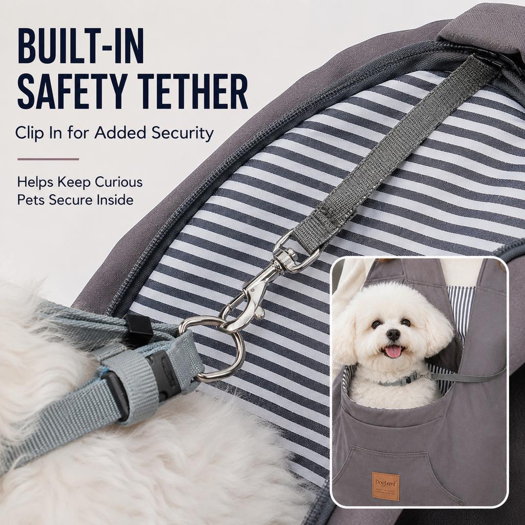 Hands-Free Front Pet Carrier for Small Dogs & Cats