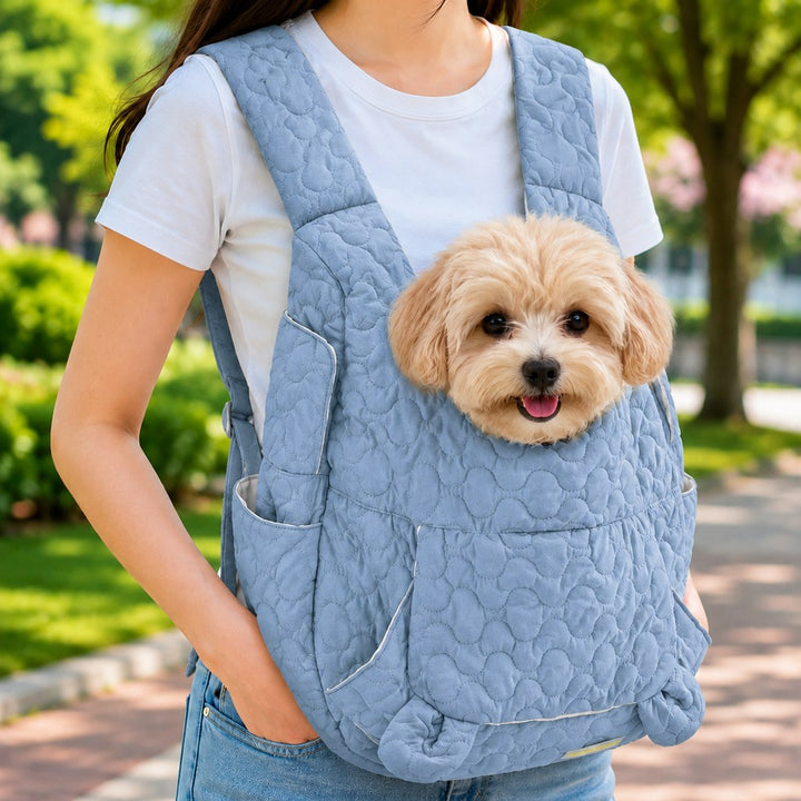 Hands-Free Front Pet Carrier Backpack for Small Dogs & Cats