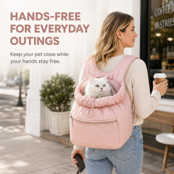 Hands-Free Pet Carrier Backpack for Everyday Outings