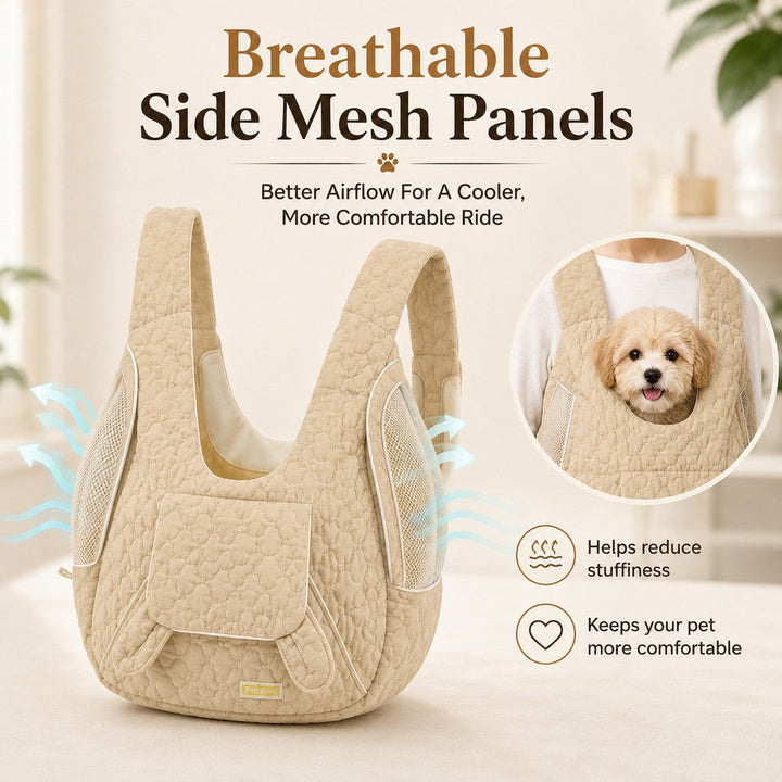 Hands-Free Front Pet Carrier Backpack for Small Dogs & Cats