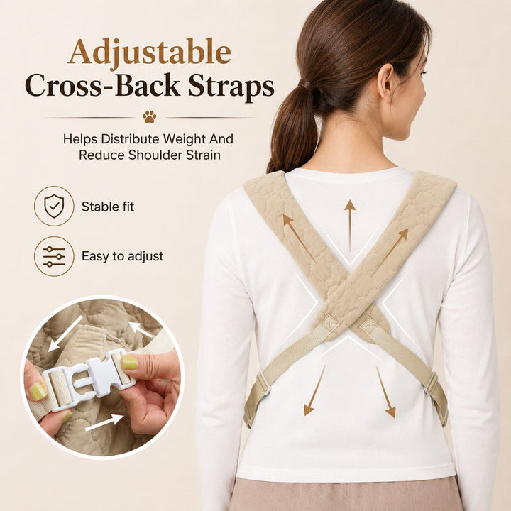 Hands-Free Front Pet Carrier Backpack for Small Dogs & Cats