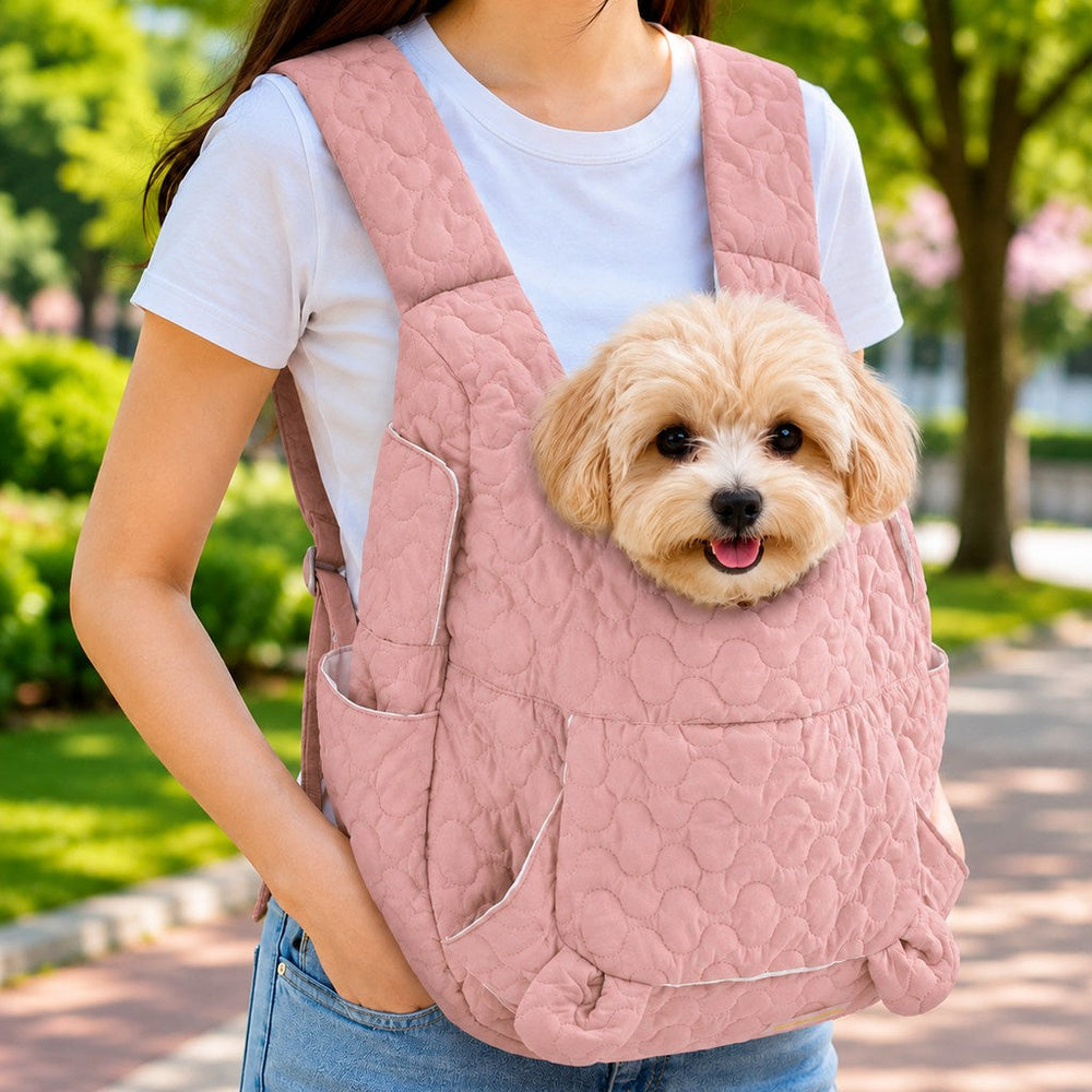 Hands-Free Front Pet Carrier Backpack for Small Dogs & Cats