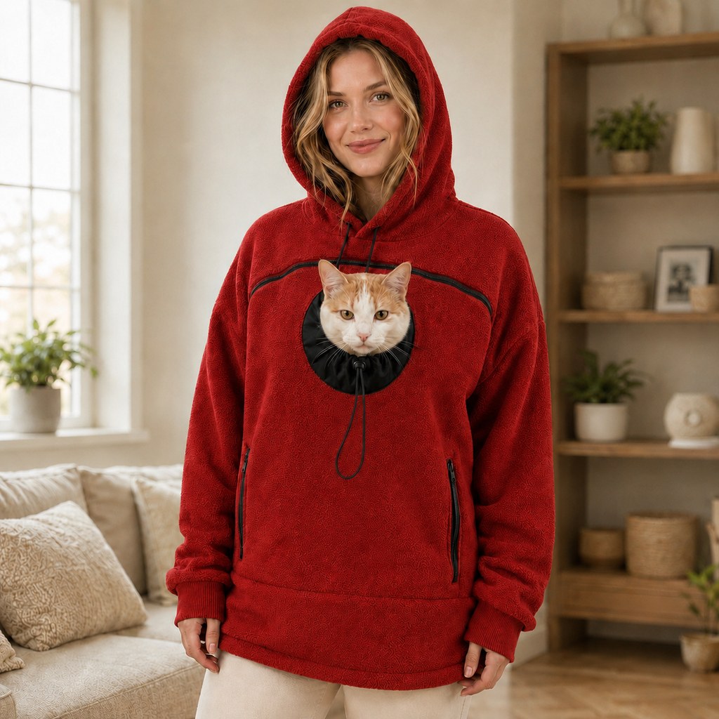 Hands-Free Pet Carrier Hoodie
