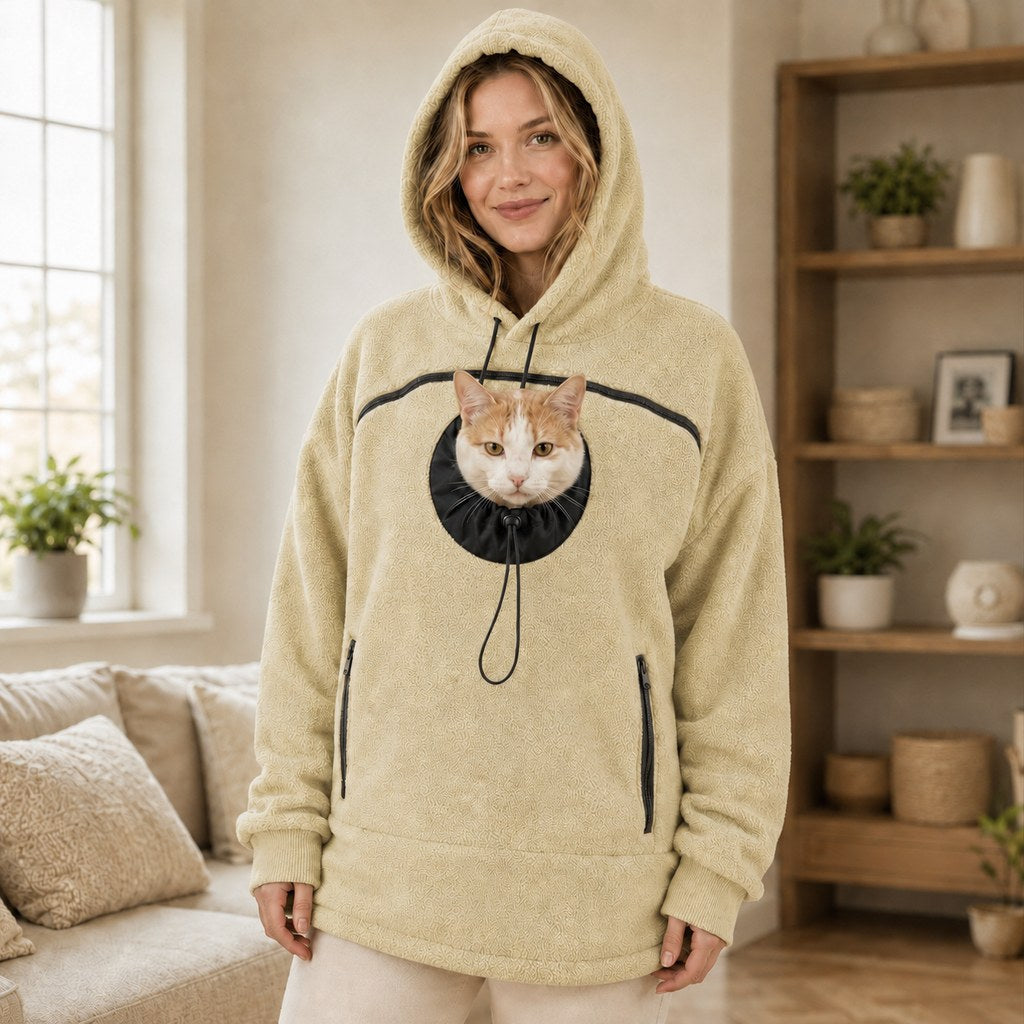 Hands-Free Pet Carrier Hoodie