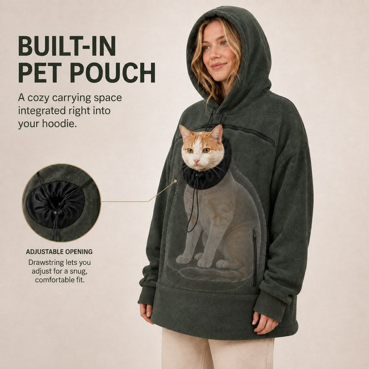 Hands-Free Pet Carrier Hoodie