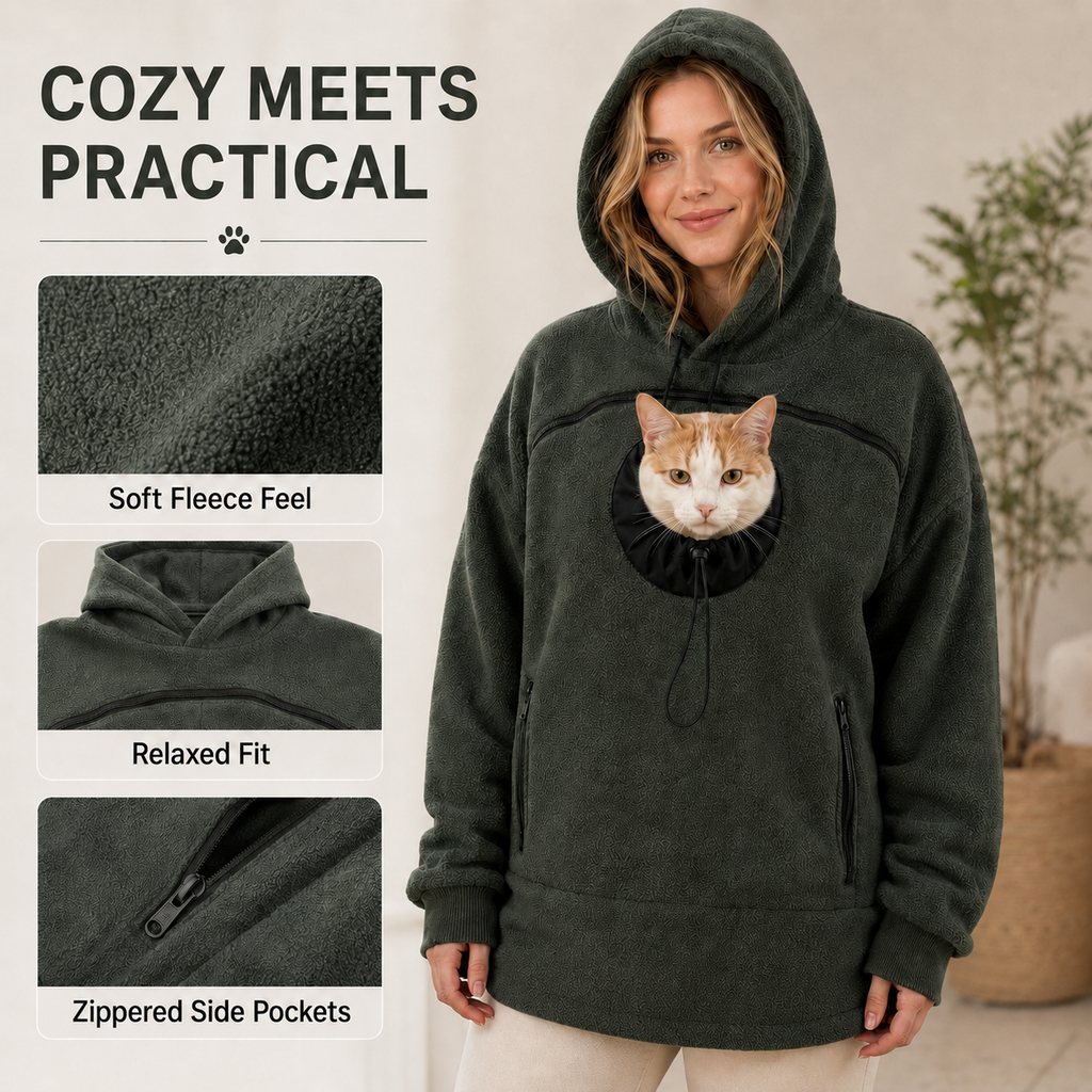 Hands-Free Pet Carrier Hoodie
