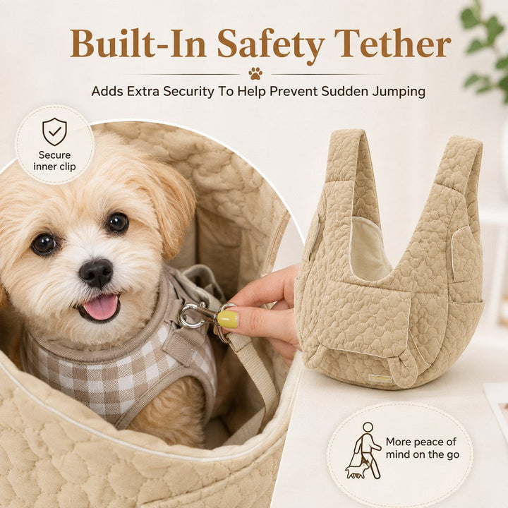 Hands-Free Front Pet Carrier Backpack for Small Dogs & Cats