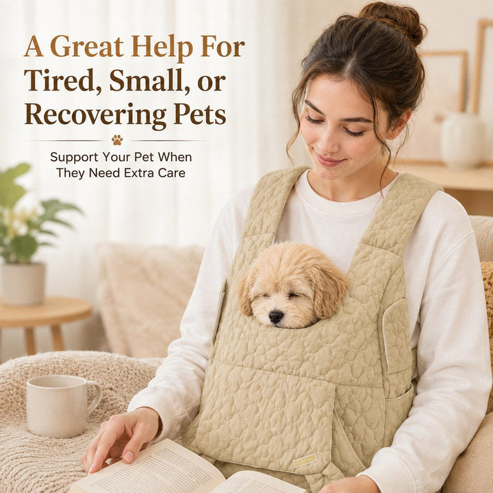 Hands-Free Front Pet Carrier Backpack for Small Dogs & Cats