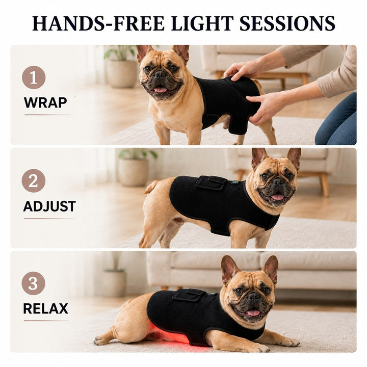 Pet Red Light Therapy Vest for Dogs & Cats