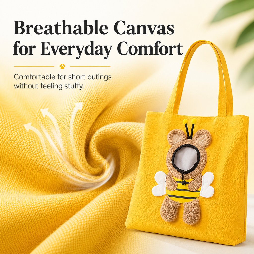 Head-Out Cat Carrier Tote for Walks & Vet Visits