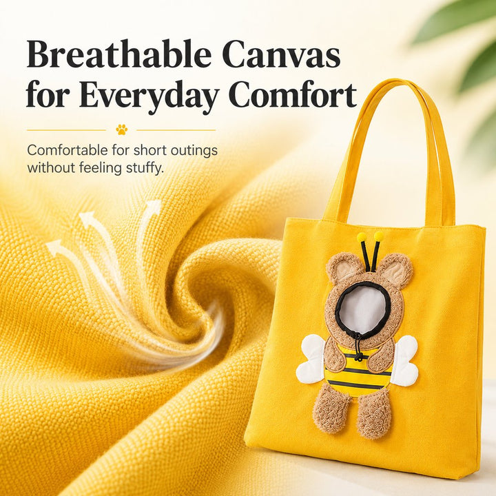 Head-Out Cat Carrier Tote for Walks & Vet Visits