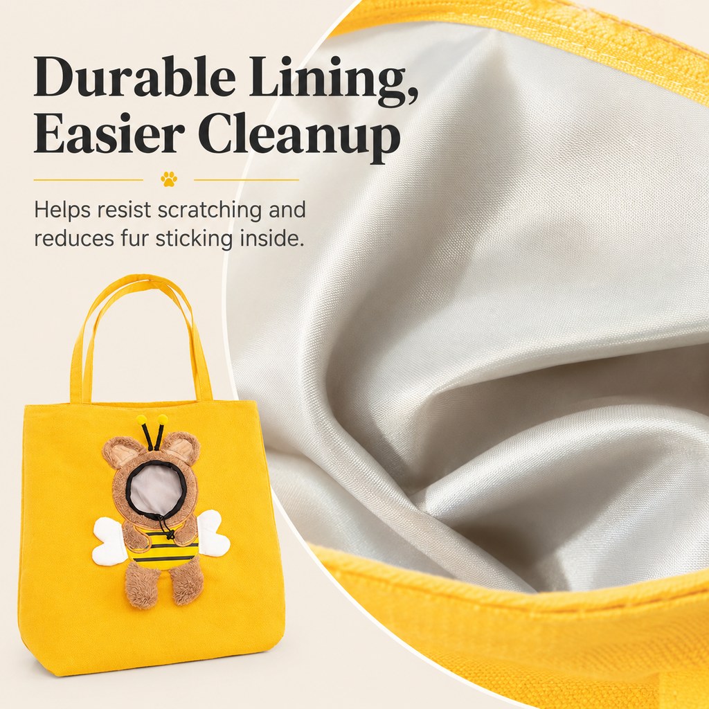Head-Out Cat Carrier Tote for Walks & Vet Visits